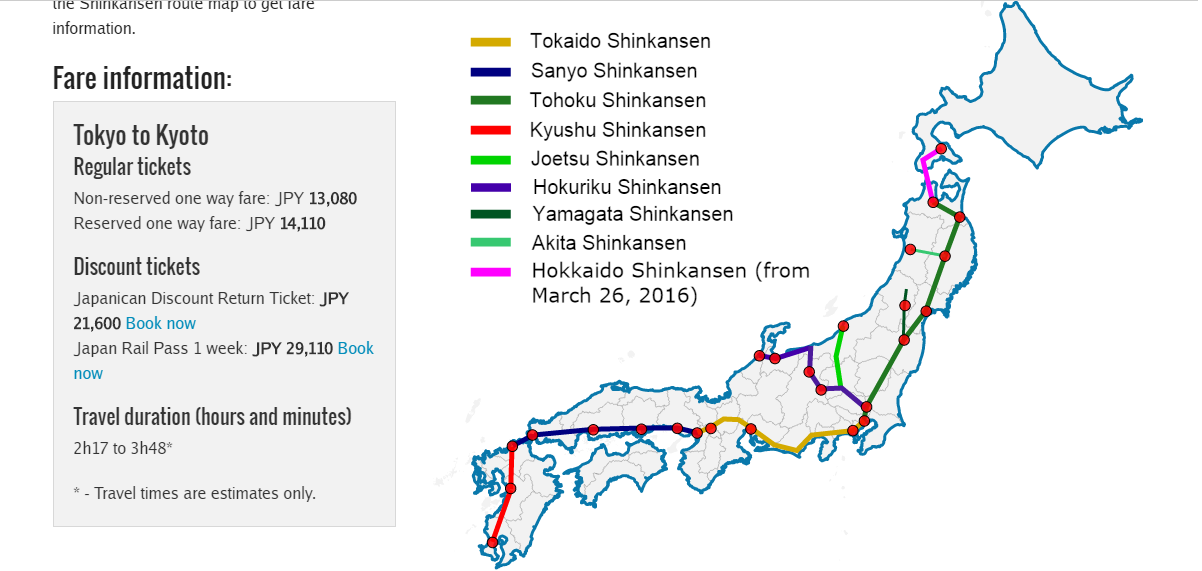 Où et quand partir au Japon ?