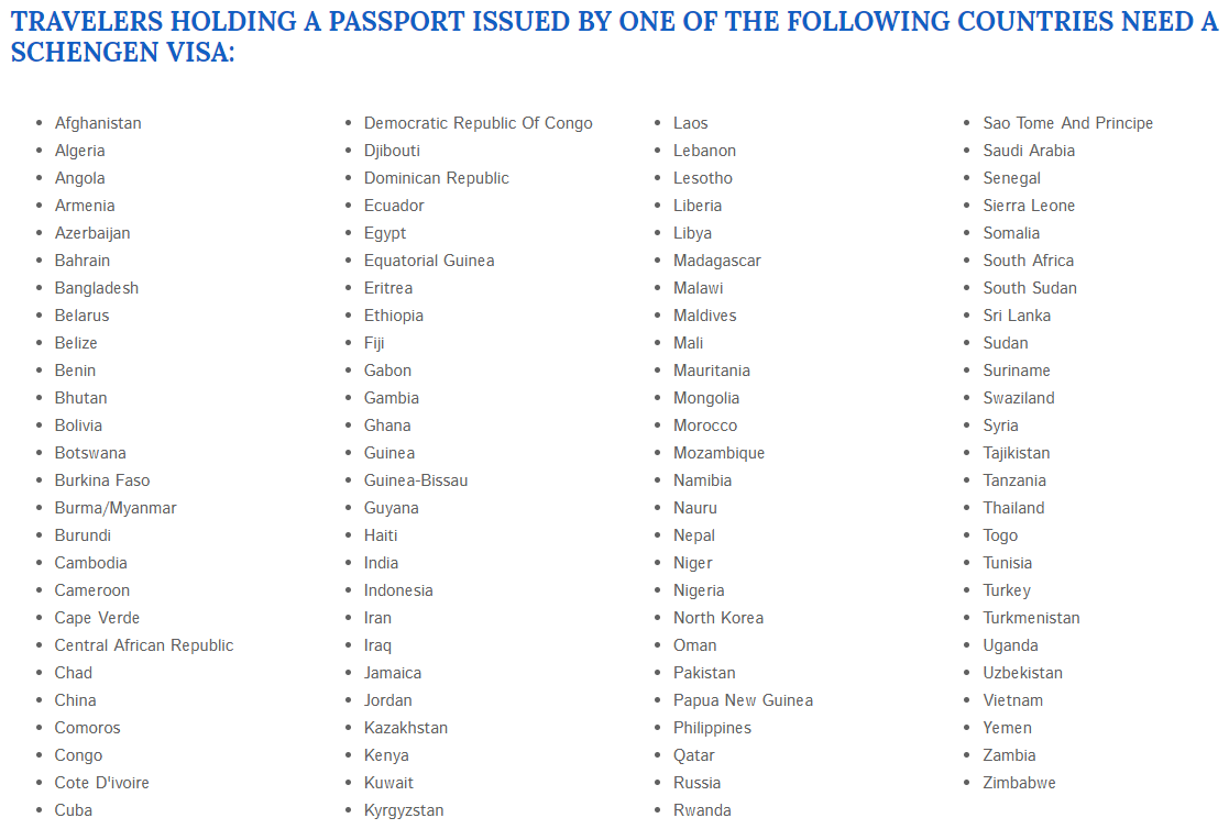 Quel est le prix d'un visa pour aller en France ?