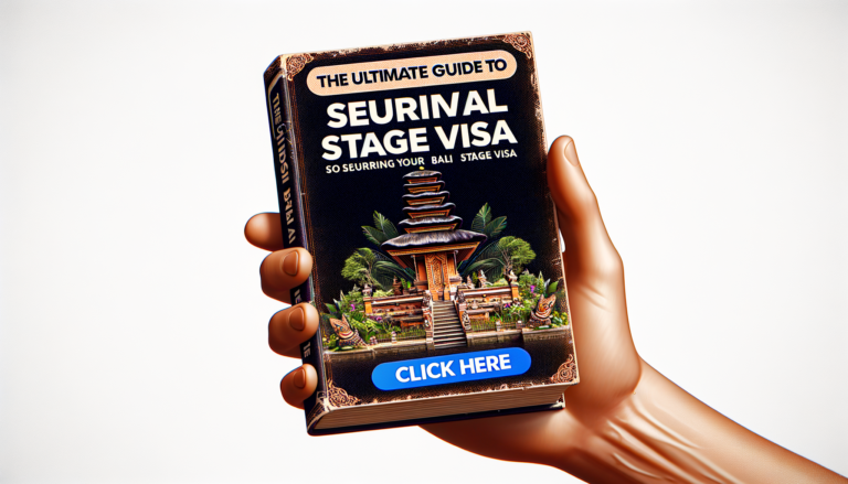 comment obtenir un visa de stage pour bali ?